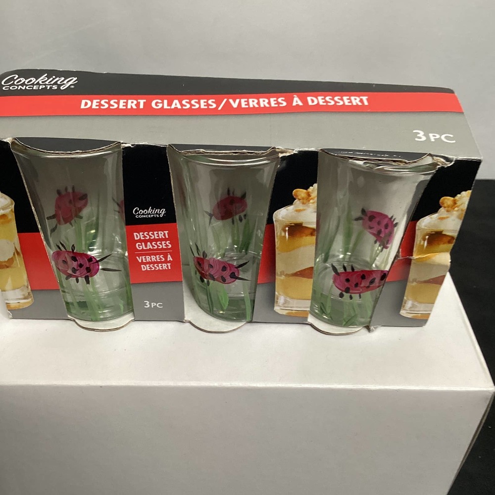 Dessert Glasses  set of 3